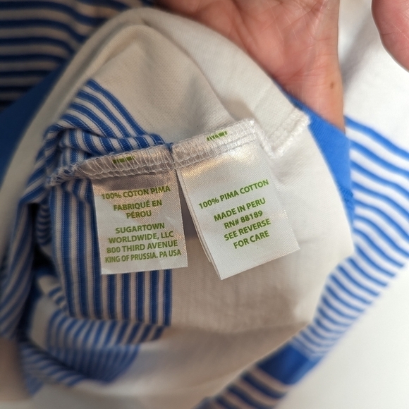 Lilly Pulitzer Blue White Striped Every Back Shirt Dress - Picture 12 of 13